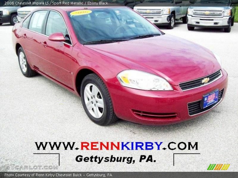Sport Red Metallic / Ebony Black 2006 Chevrolet Impala LS