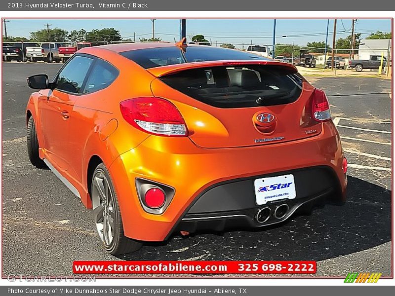 Vitamin C / Black 2013 Hyundai Veloster Turbo