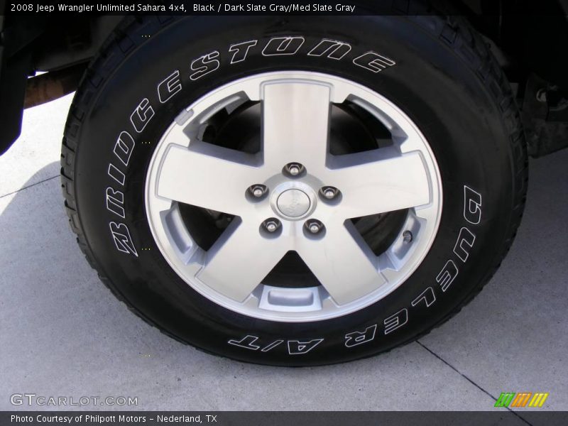 Black / Dark Slate Gray/Med Slate Gray 2008 Jeep Wrangler Unlimited Sahara 4x4