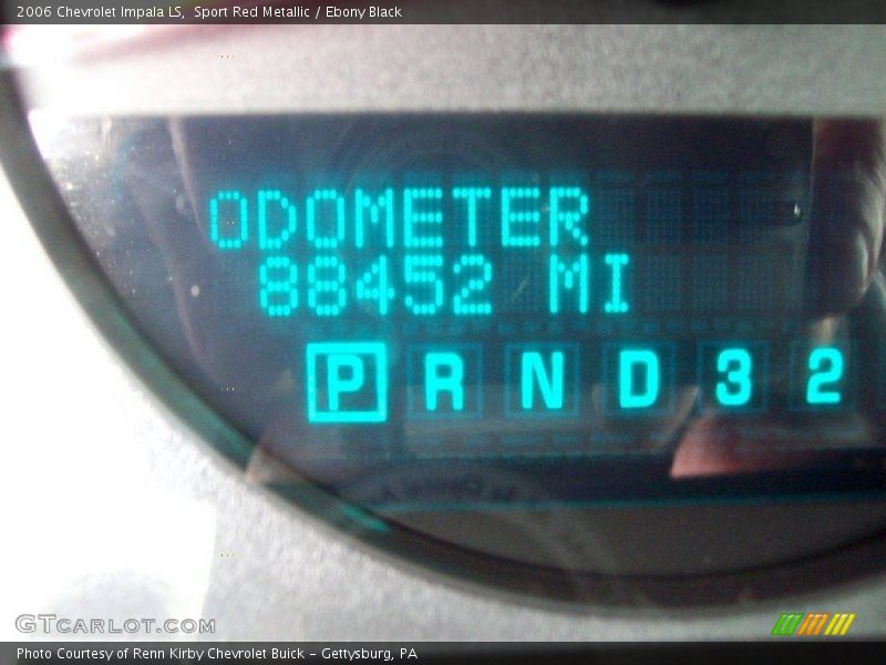 Sport Red Metallic / Ebony Black 2006 Chevrolet Impala LS
