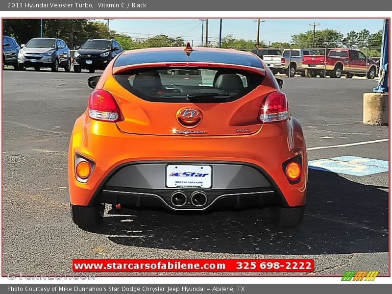 Vitamin C / Black 2013 Hyundai Veloster Turbo