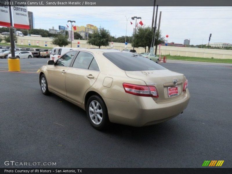 Sandy Beach Metallic / Bisque 2011 Toyota Camry LE
