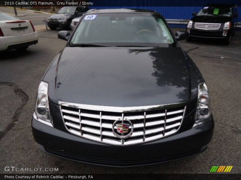 Grey Flannel / Ebony 2010 Cadillac DTS Platinum