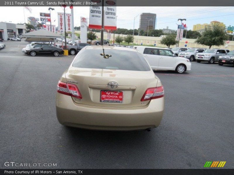 Sandy Beach Metallic / Bisque 2011 Toyota Camry LE