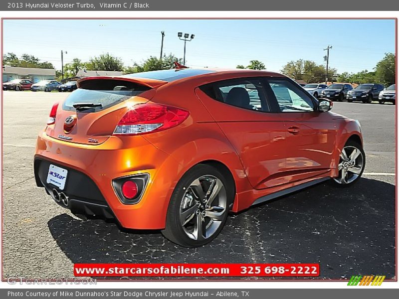 Vitamin C / Black 2013 Hyundai Veloster Turbo