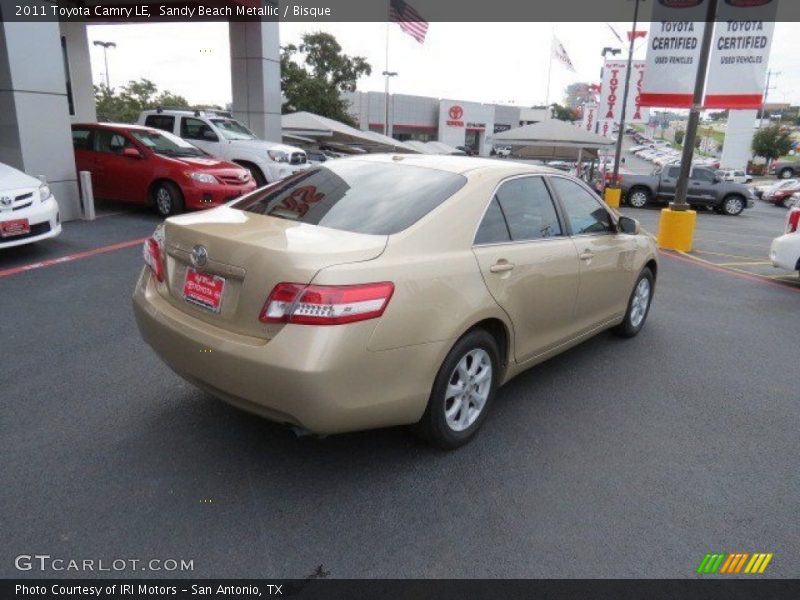 Sandy Beach Metallic / Bisque 2011 Toyota Camry LE