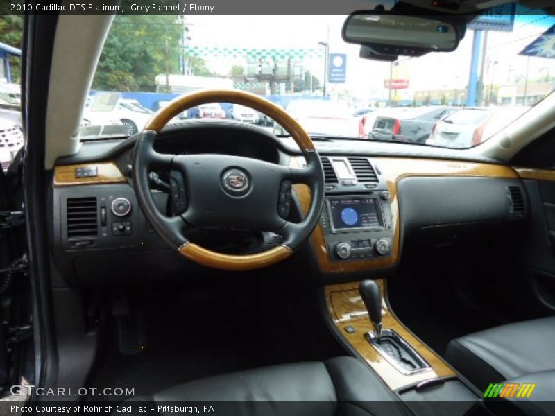 Ebony Interior - 2010 DTS Platinum 