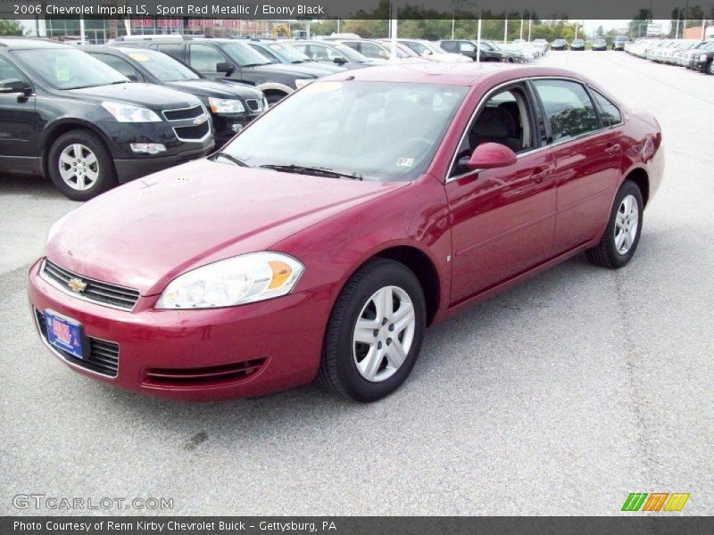 Sport Red Metallic / Ebony Black 2006 Chevrolet Impala LS
