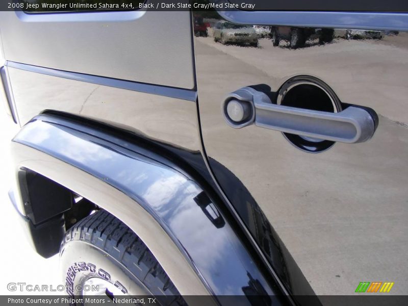 Black / Dark Slate Gray/Med Slate Gray 2008 Jeep Wrangler Unlimited Sahara 4x4