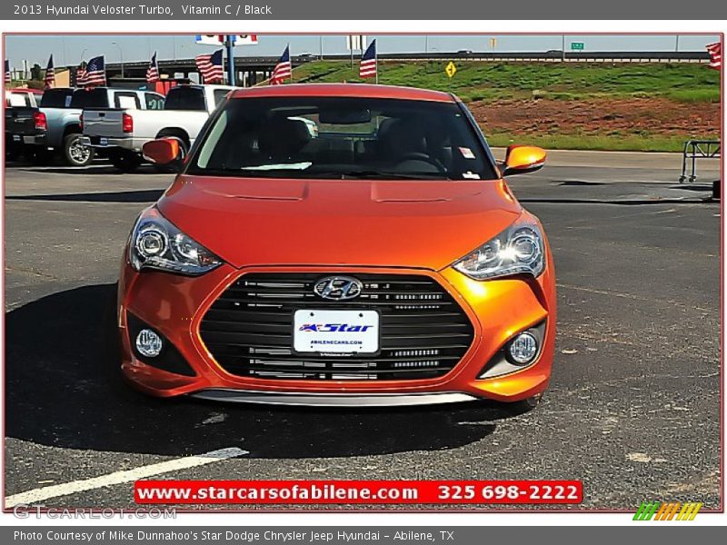 Vitamin C / Black 2013 Hyundai Veloster Turbo