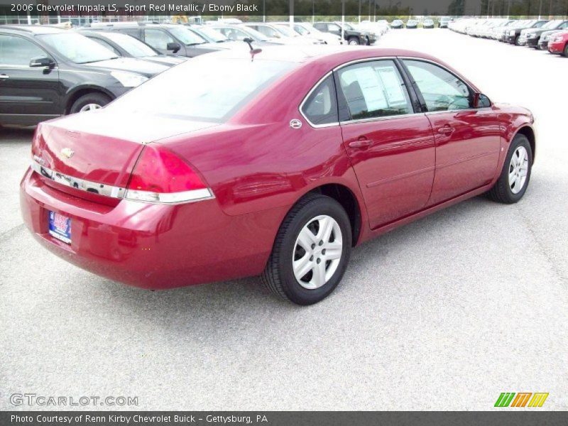 Sport Red Metallic / Ebony Black 2006 Chevrolet Impala LS
