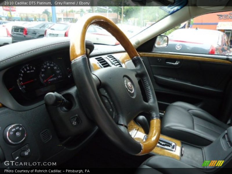 Grey Flannel / Ebony 2010 Cadillac DTS Platinum
