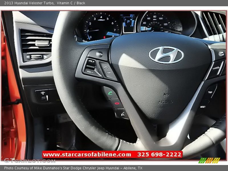 Vitamin C / Black 2013 Hyundai Veloster Turbo