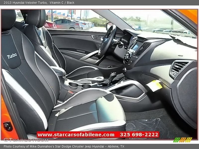 Vitamin C / Black 2013 Hyundai Veloster Turbo