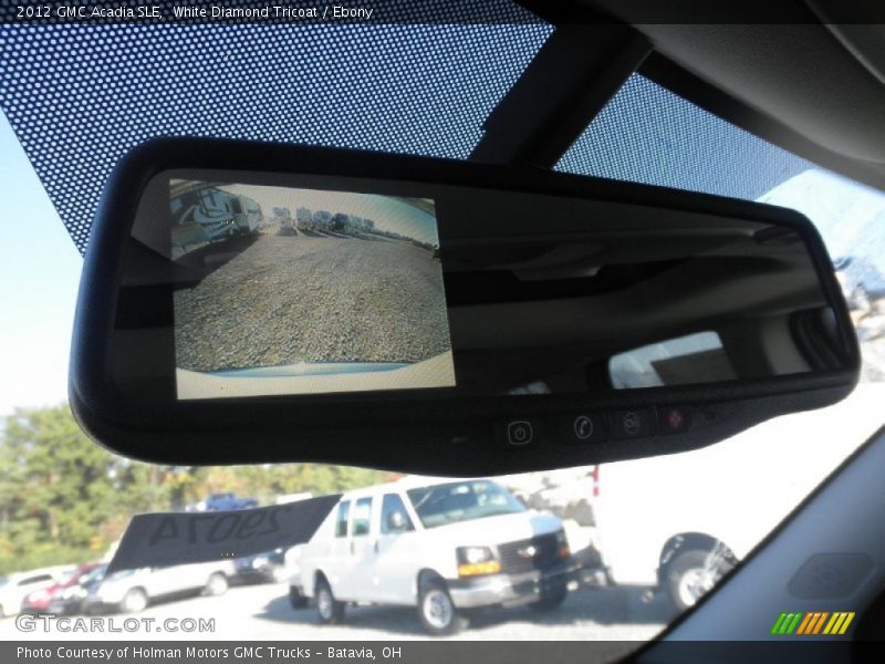White Diamond Tricoat / Ebony 2012 GMC Acadia SLE