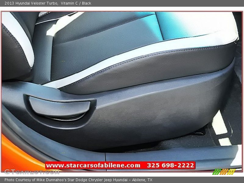Vitamin C / Black 2013 Hyundai Veloster Turbo