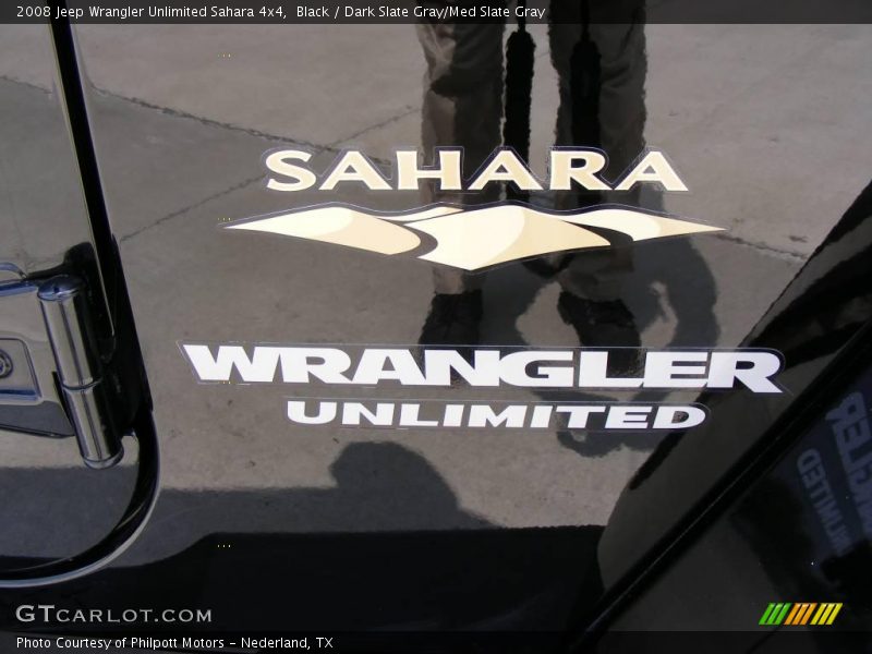 Black / Dark Slate Gray/Med Slate Gray 2008 Jeep Wrangler Unlimited Sahara 4x4