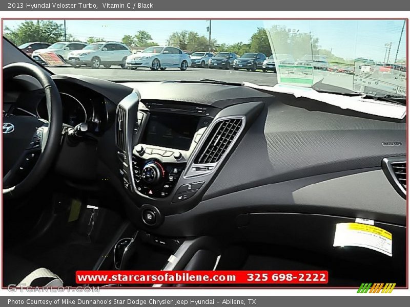 Vitamin C / Black 2013 Hyundai Veloster Turbo