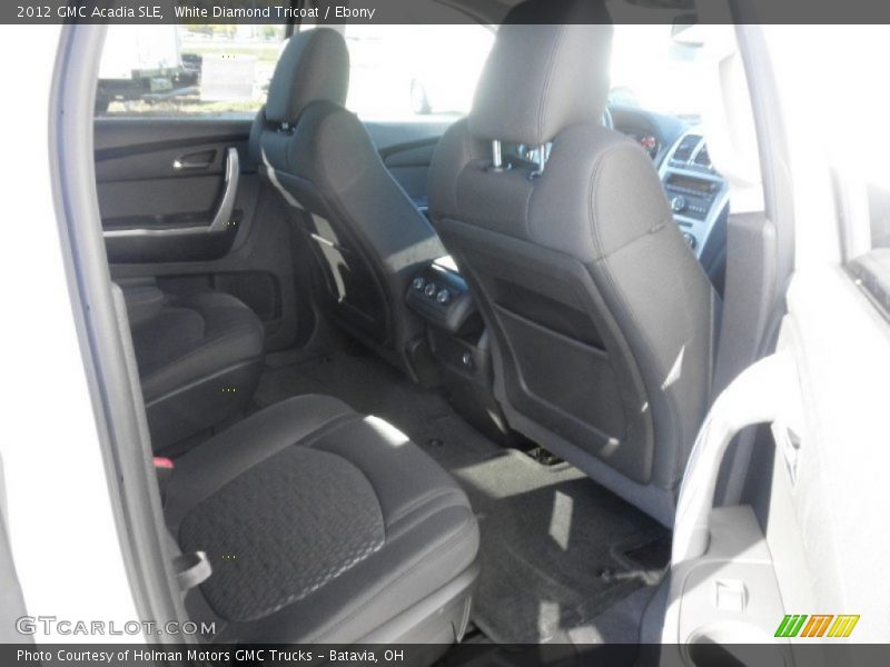 White Diamond Tricoat / Ebony 2012 GMC Acadia SLE