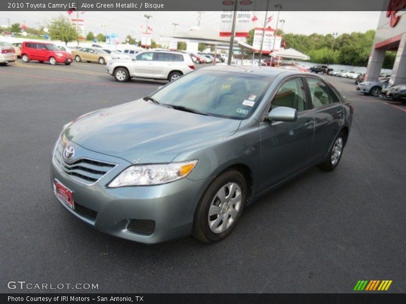 Aloe Green Metallic / Bisque 2010 Toyota Camry LE