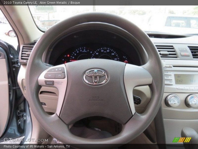 Aloe Green Metallic / Bisque 2010 Toyota Camry LE