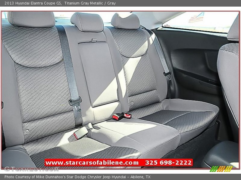 Titanium Gray Metallic / Gray 2013 Hyundai Elantra Coupe GS