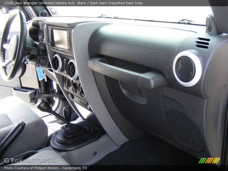 Black / Dark Slate Gray/Med Slate Gray 2008 Jeep Wrangler Unlimited Sahara 4x4