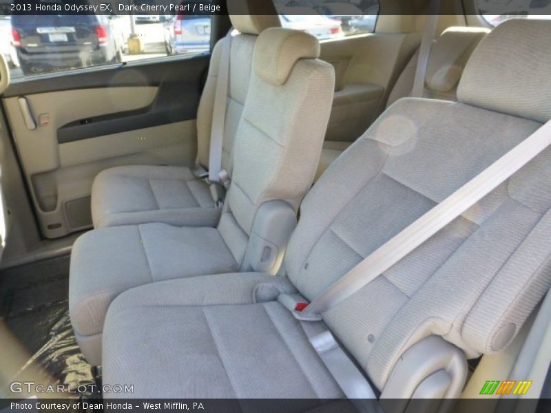 Dark Cherry Pearl / Beige 2013 Honda Odyssey EX