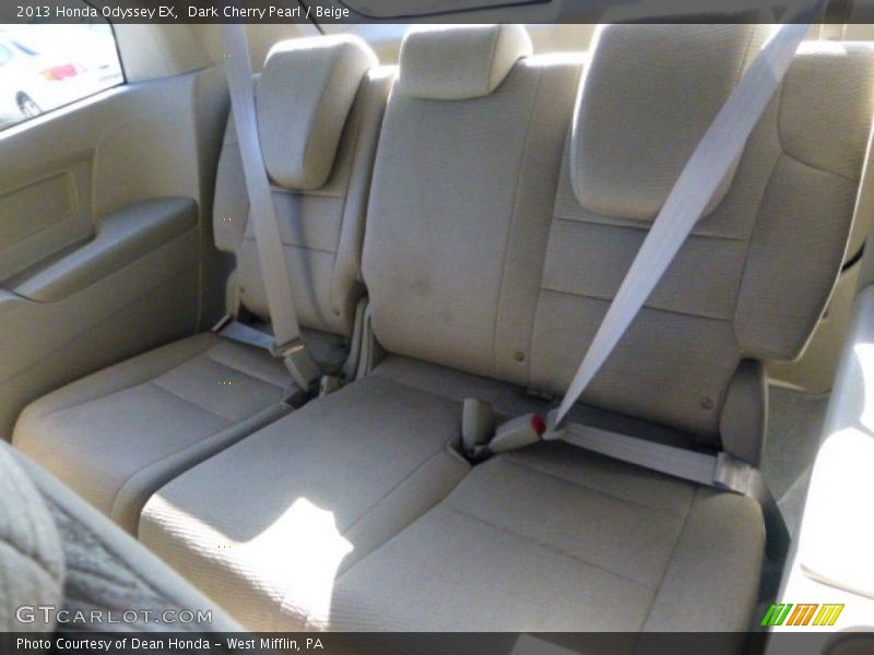 Dark Cherry Pearl / Beige 2013 Honda Odyssey EX