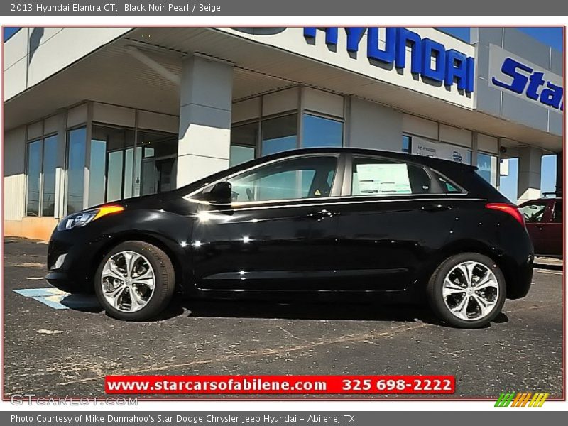 Black Noir Pearl / Beige 2013 Hyundai Elantra GT
