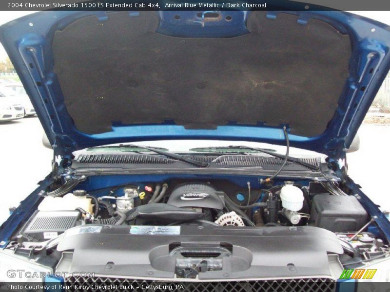 Arrival Blue Metallic / Dark Charcoal 2004 Chevrolet Silverado 1500 LS Extended Cab 4x4