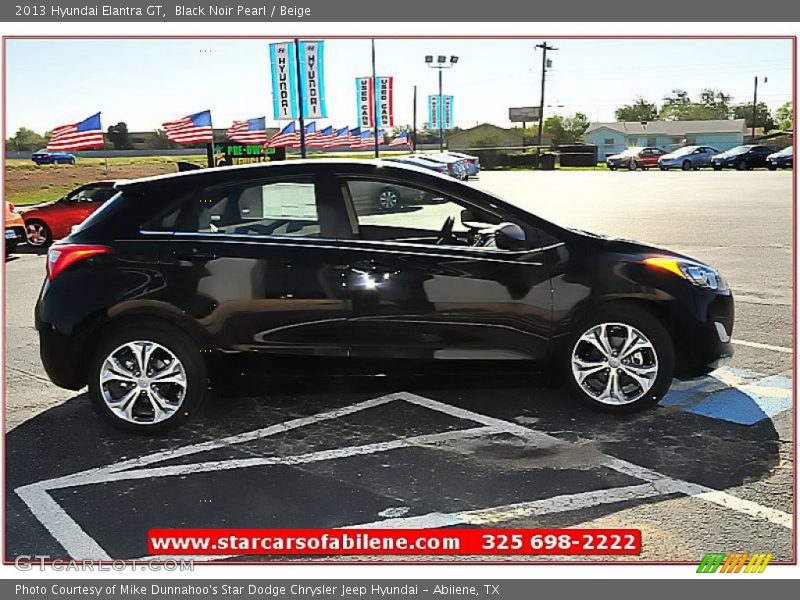 Black Noir Pearl / Beige 2013 Hyundai Elantra GT