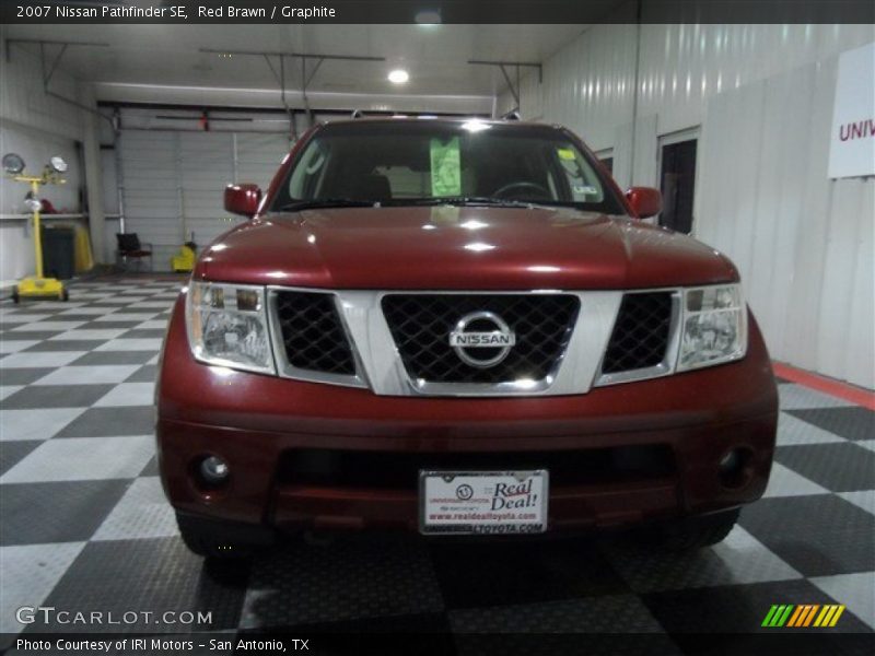 Red Brawn / Graphite 2007 Nissan Pathfinder SE