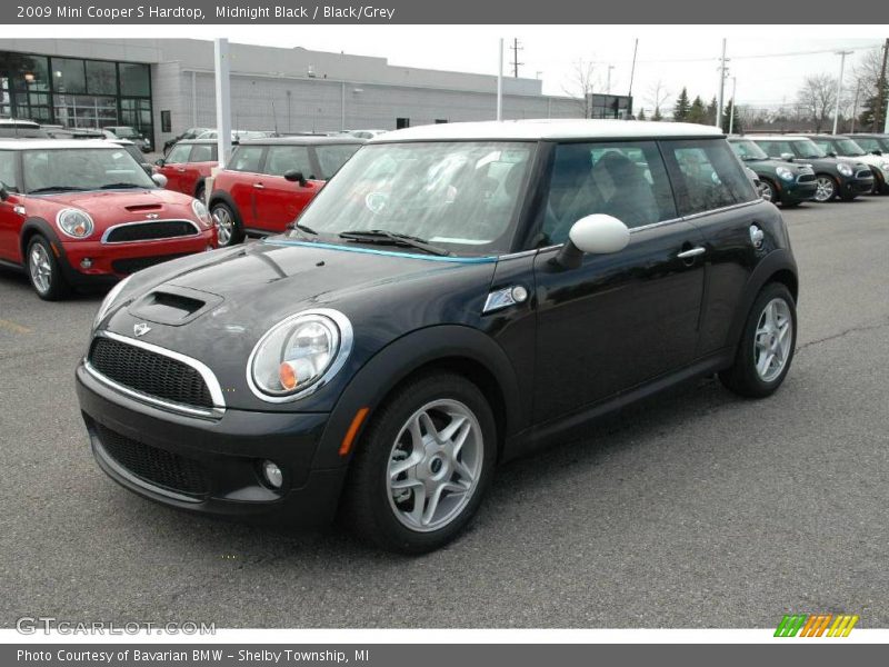 Midnight Black / Black/Grey 2009 Mini Cooper S Hardtop