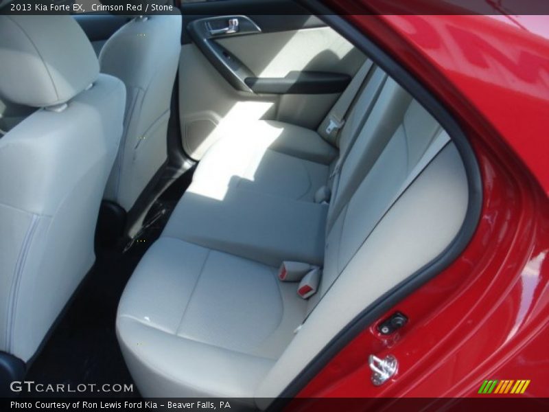 Crimson Red / Stone 2013 Kia Forte EX
