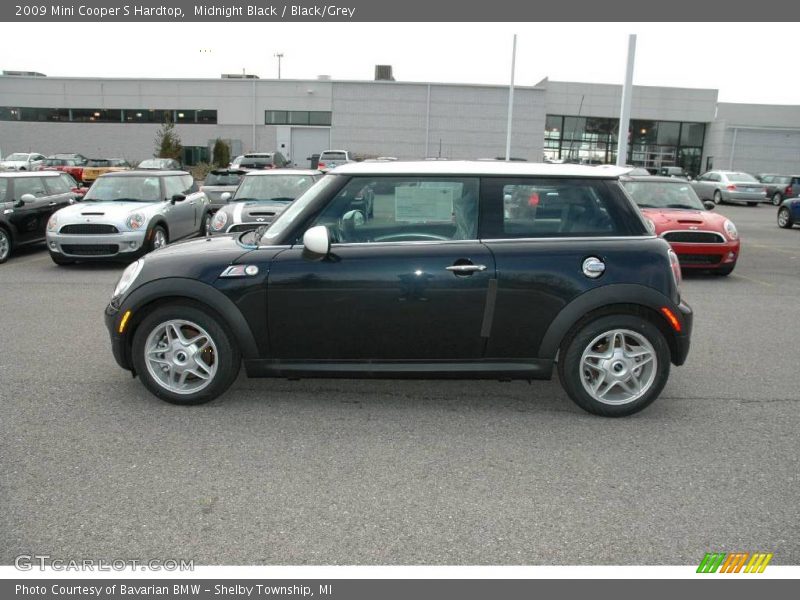 Midnight Black / Black/Grey 2009 Mini Cooper S Hardtop