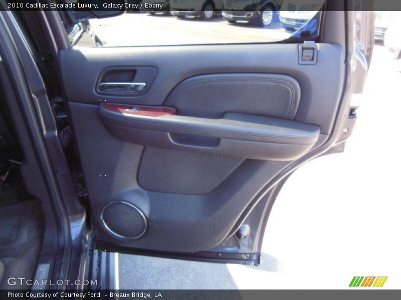 Galaxy Gray / Ebony 2010 Cadillac Escalade Luxury