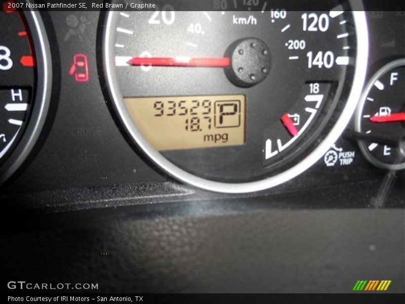 Red Brawn / Graphite 2007 Nissan Pathfinder SE