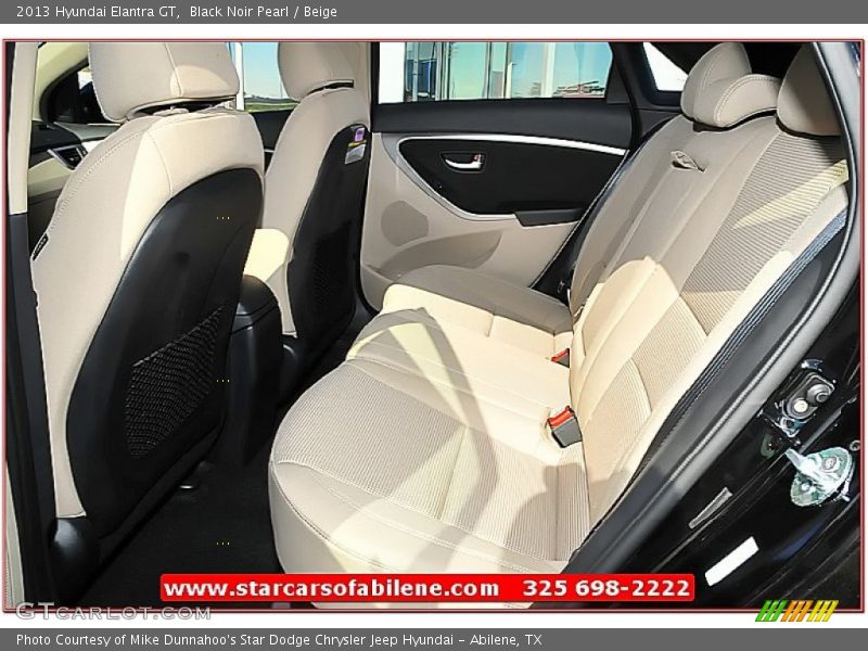 Black Noir Pearl / Beige 2013 Hyundai Elantra GT
