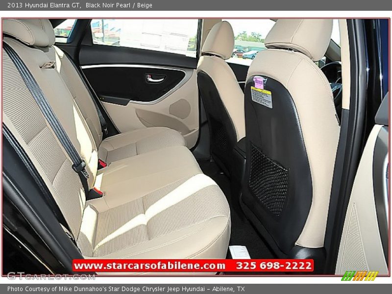 Black Noir Pearl / Beige 2013 Hyundai Elantra GT