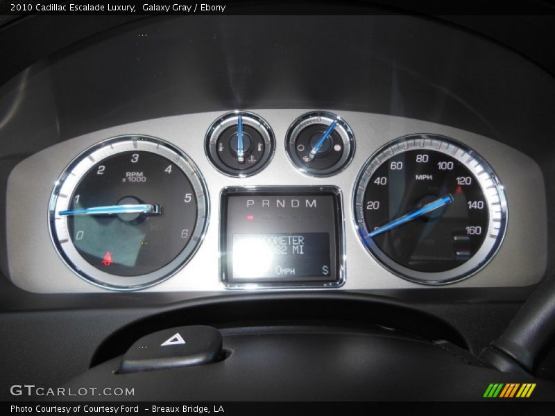 Galaxy Gray / Ebony 2010 Cadillac Escalade Luxury