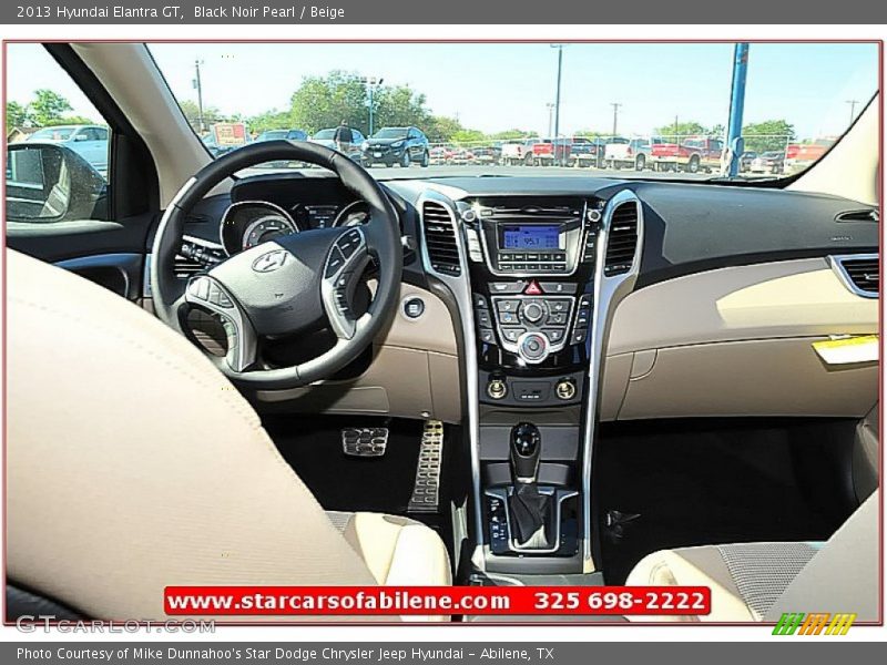 Black Noir Pearl / Beige 2013 Hyundai Elantra GT