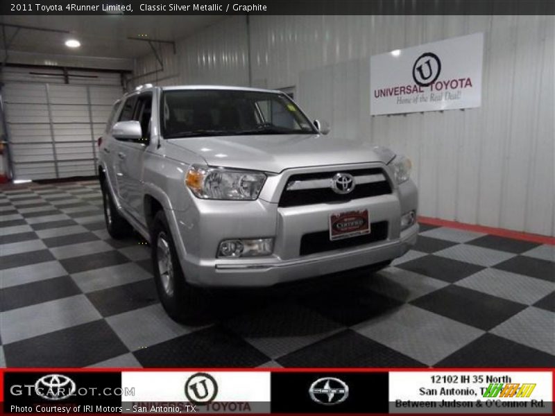Classic Silver Metallic / Graphite 2011 Toyota 4Runner Limited