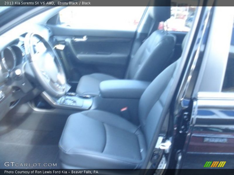 Ebony Black / Black 2013 Kia Sorento SX V6 AWD