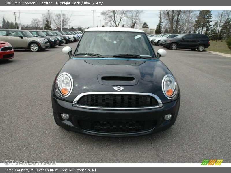 Midnight Black / Black/Grey 2009 Mini Cooper S Hardtop