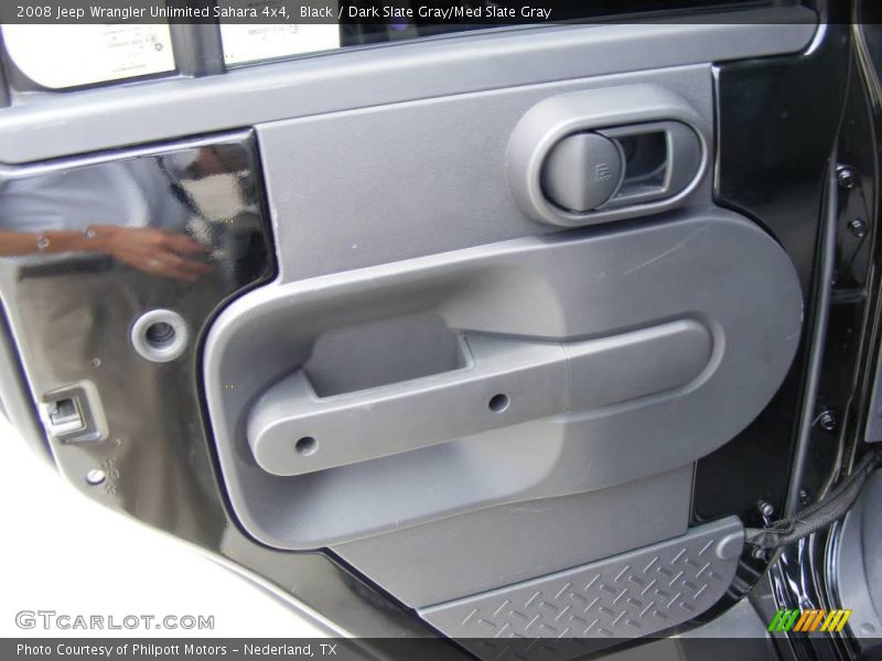 Black / Dark Slate Gray/Med Slate Gray 2008 Jeep Wrangler Unlimited Sahara 4x4