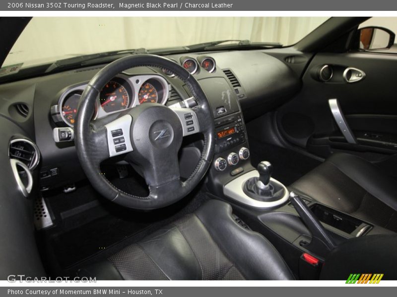 Magnetic Black Pearl / Charcoal Leather 2006 Nissan 350Z Touring Roadster