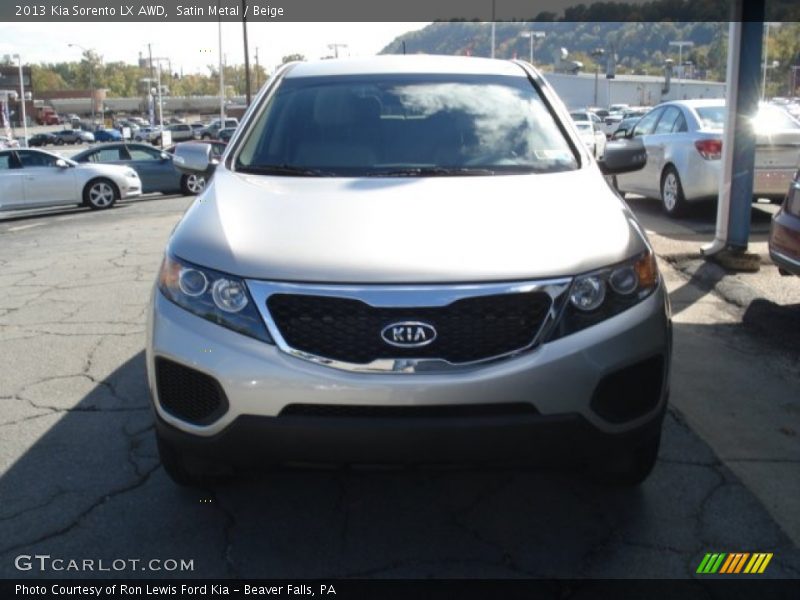 Satin Metal / Beige 2013 Kia Sorento LX AWD