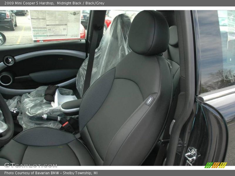 Midnight Black / Black/Grey 2009 Mini Cooper S Hardtop