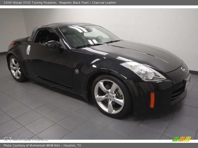 Magnetic Black Pearl / Charcoal Leather 2006 Nissan 350Z Touring Roadster